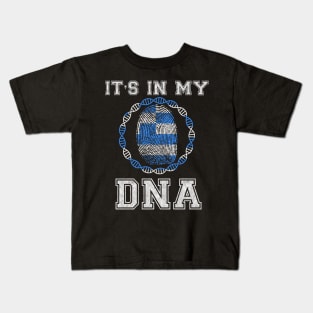 Greece  It's In My DNA - Gift for Greek From Greece Kids T-Shirt